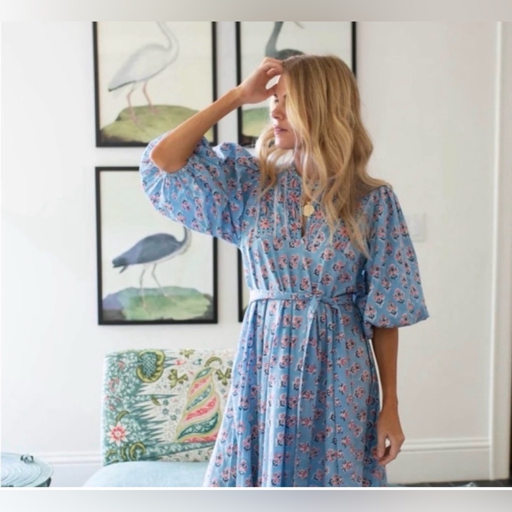 Marea House dress.  Blue multi size L (3)